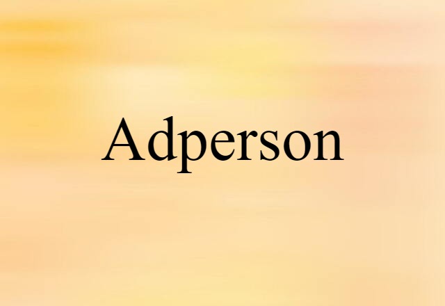 adperson