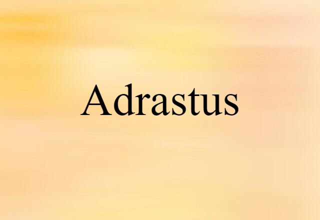 Adrastus