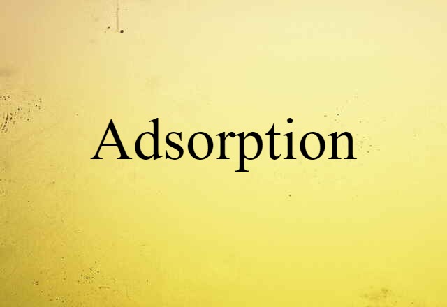 adsorption