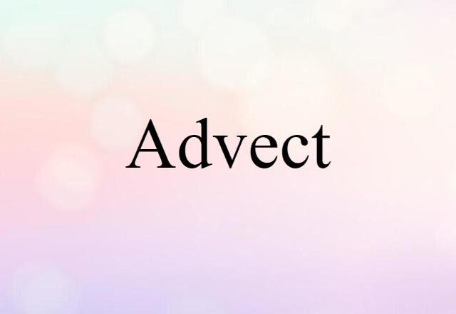 advect