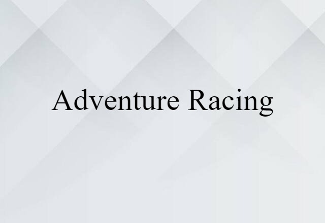 adventure racing