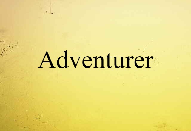 Adventurer (noun) Definition, Meaning & Examples