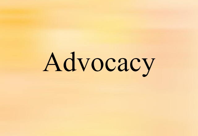 advocacy