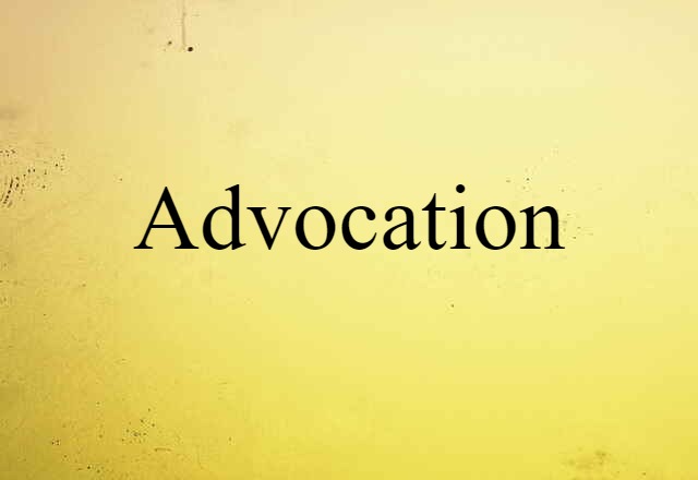 advocation