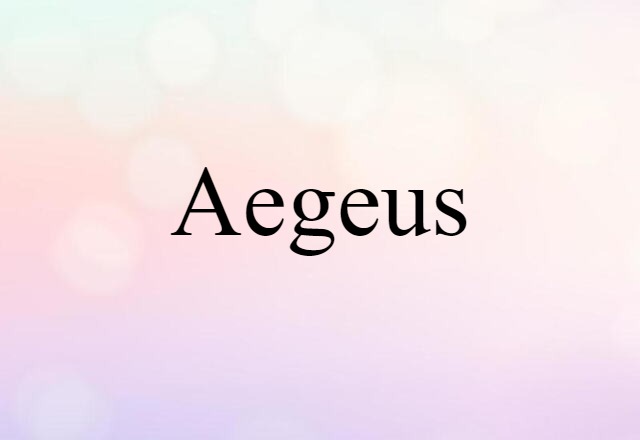 Aegeus