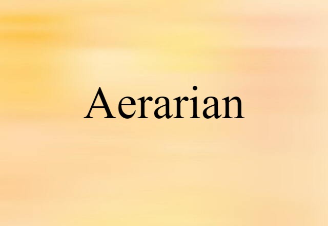 aerarian