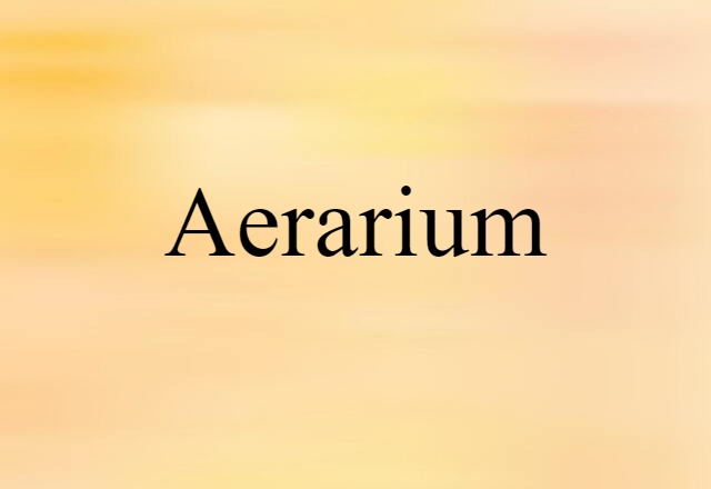 aerarium