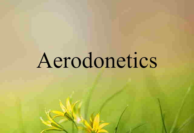 aerodonetics