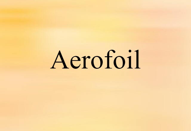 aerofoil