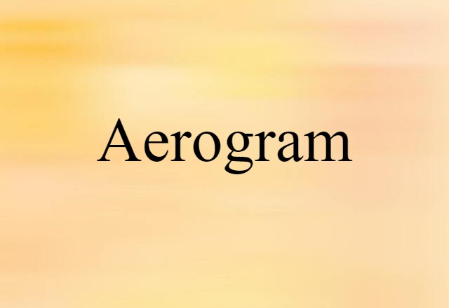 aerogram