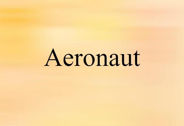 aeronaut