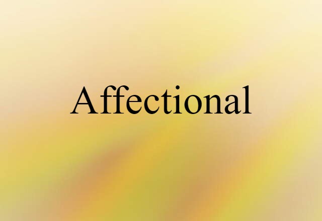 affectional