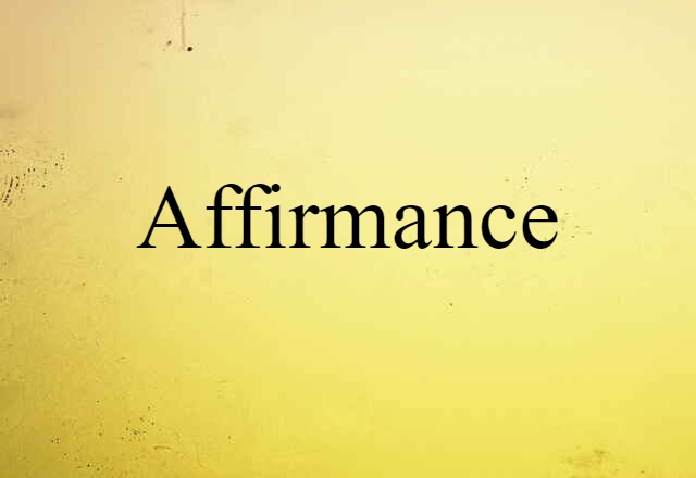 affirmance