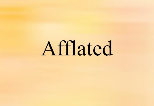 afflated