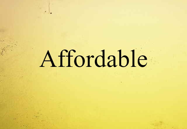 affordable