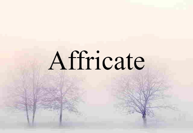 affricate