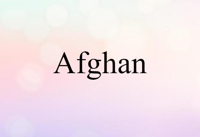 Afghan