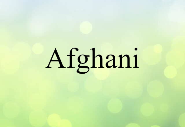 afghani