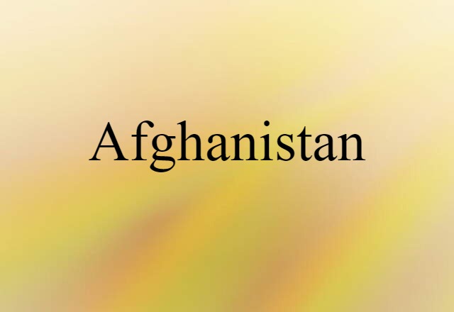 Afghanistan