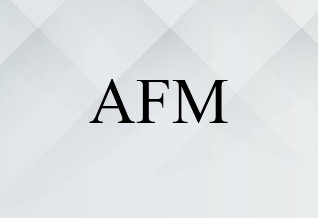 AFM