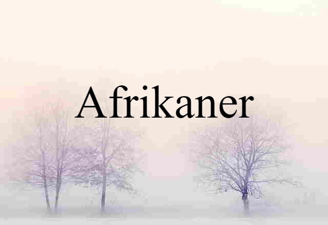 Afrikaner