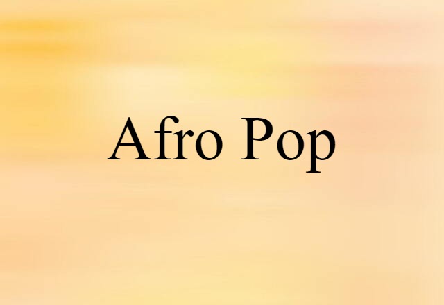 Afro-pop