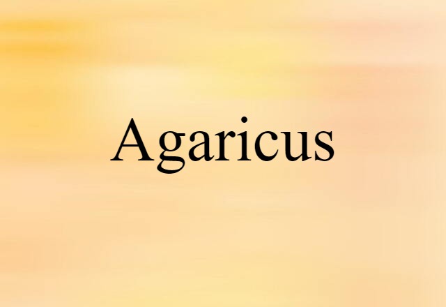 agaricus