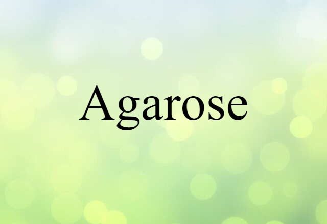 agarose