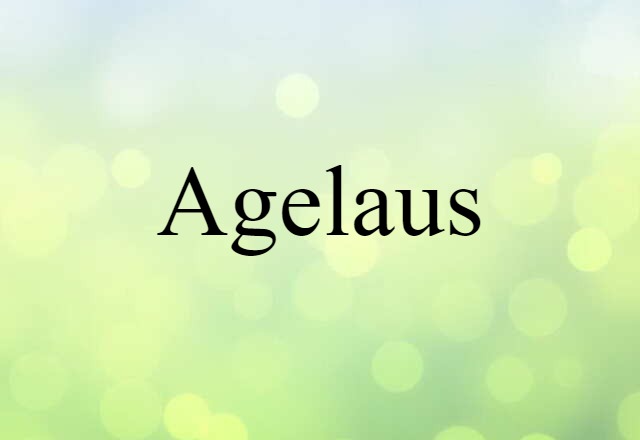 Agelaus