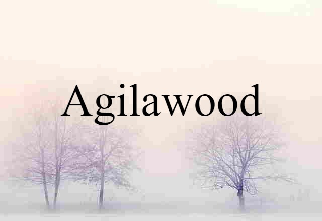 Agilawood (noun) Definition, Meaning & Examples