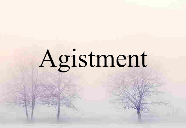 agistment