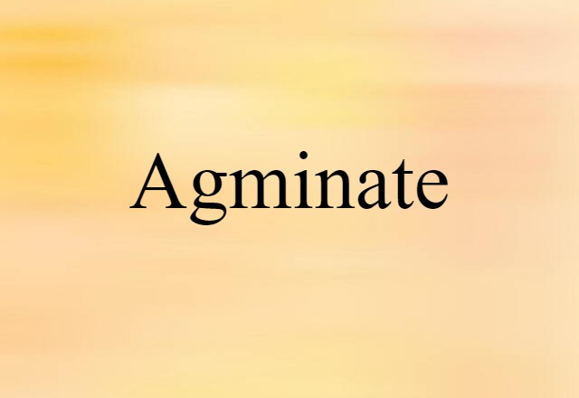 agminate