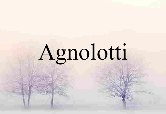 agnolotti