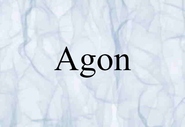 Agon (noun) Definition, Meaning & Examples