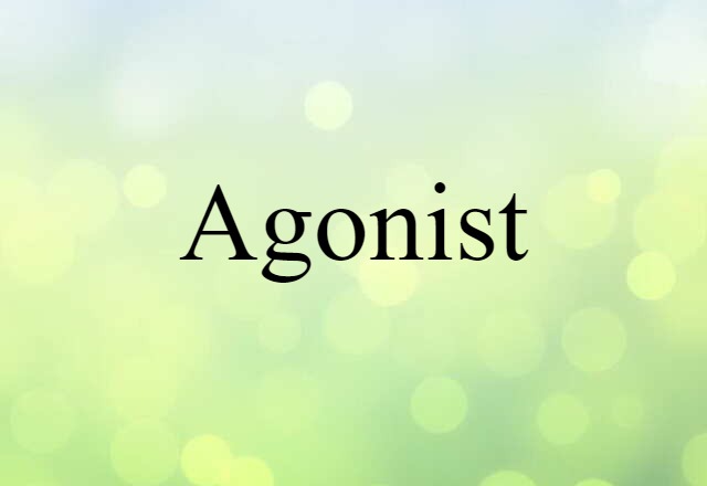 Agonist (noun) Definition, Meaning & Examples