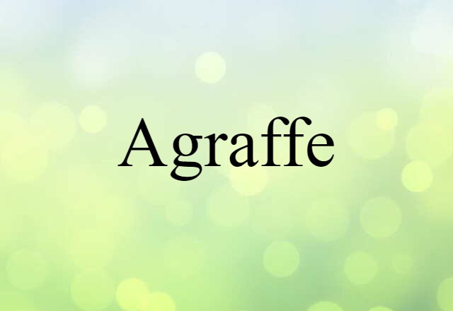 agraffe