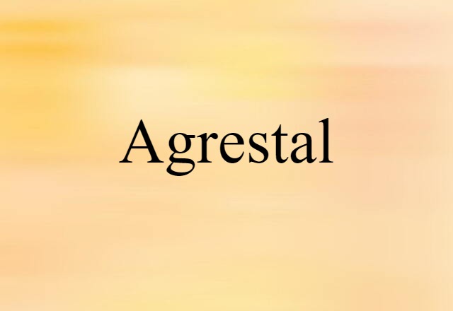 agrestal