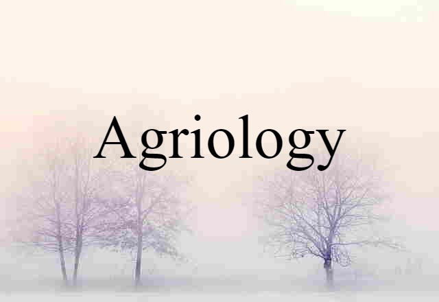 agriology