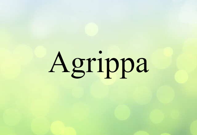 Agrippa