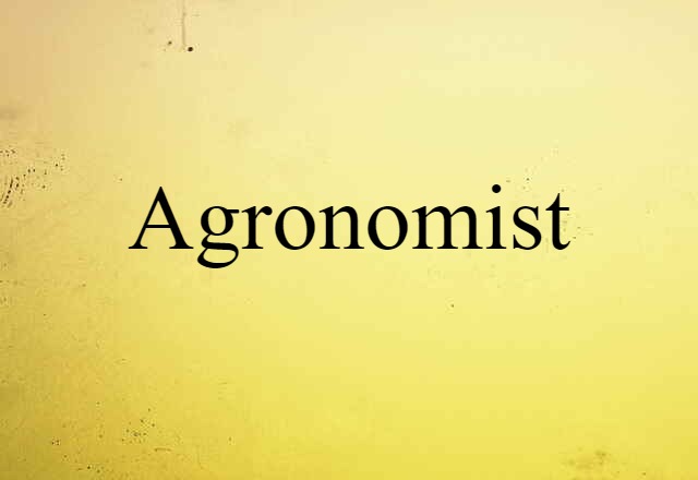 agronomist