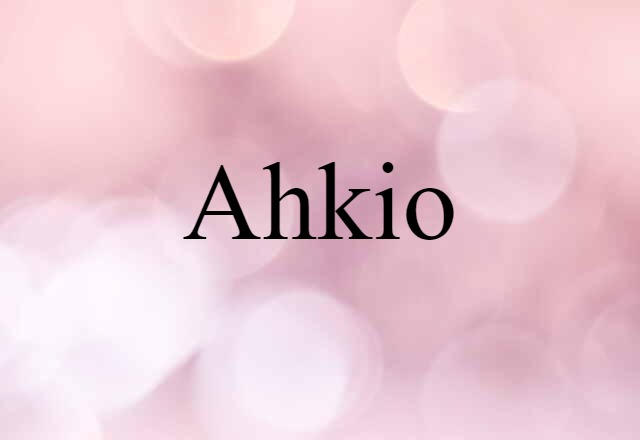 ahkio