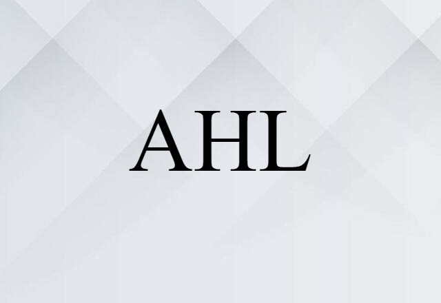 AHL