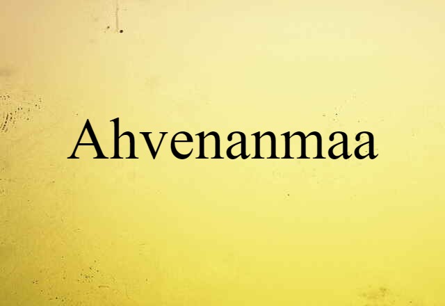 Ahvenanmaa