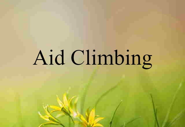 aid climbing