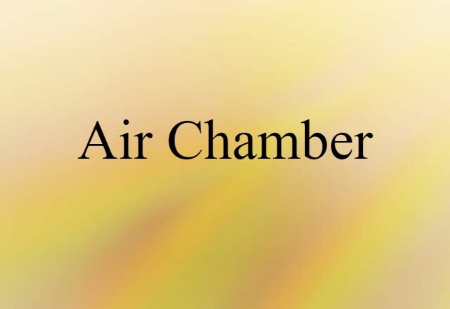 air chamber