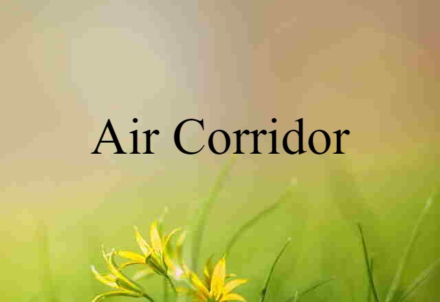 air corridor