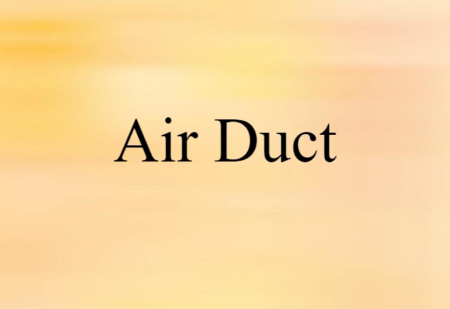 air duct