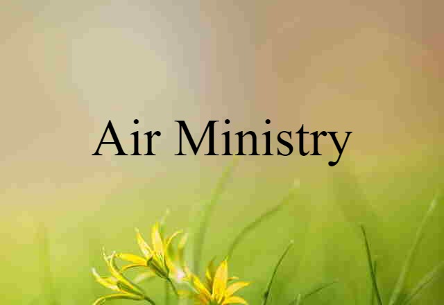 Air Ministry