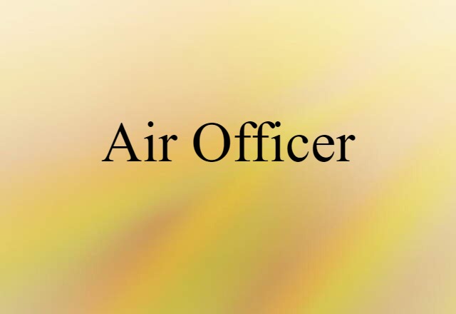 Air Officer