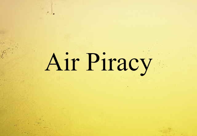 air piracy